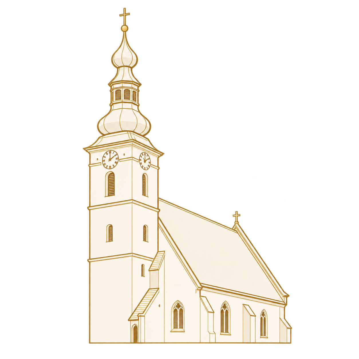 Farský kostol Nanebovzatia Panny Márie